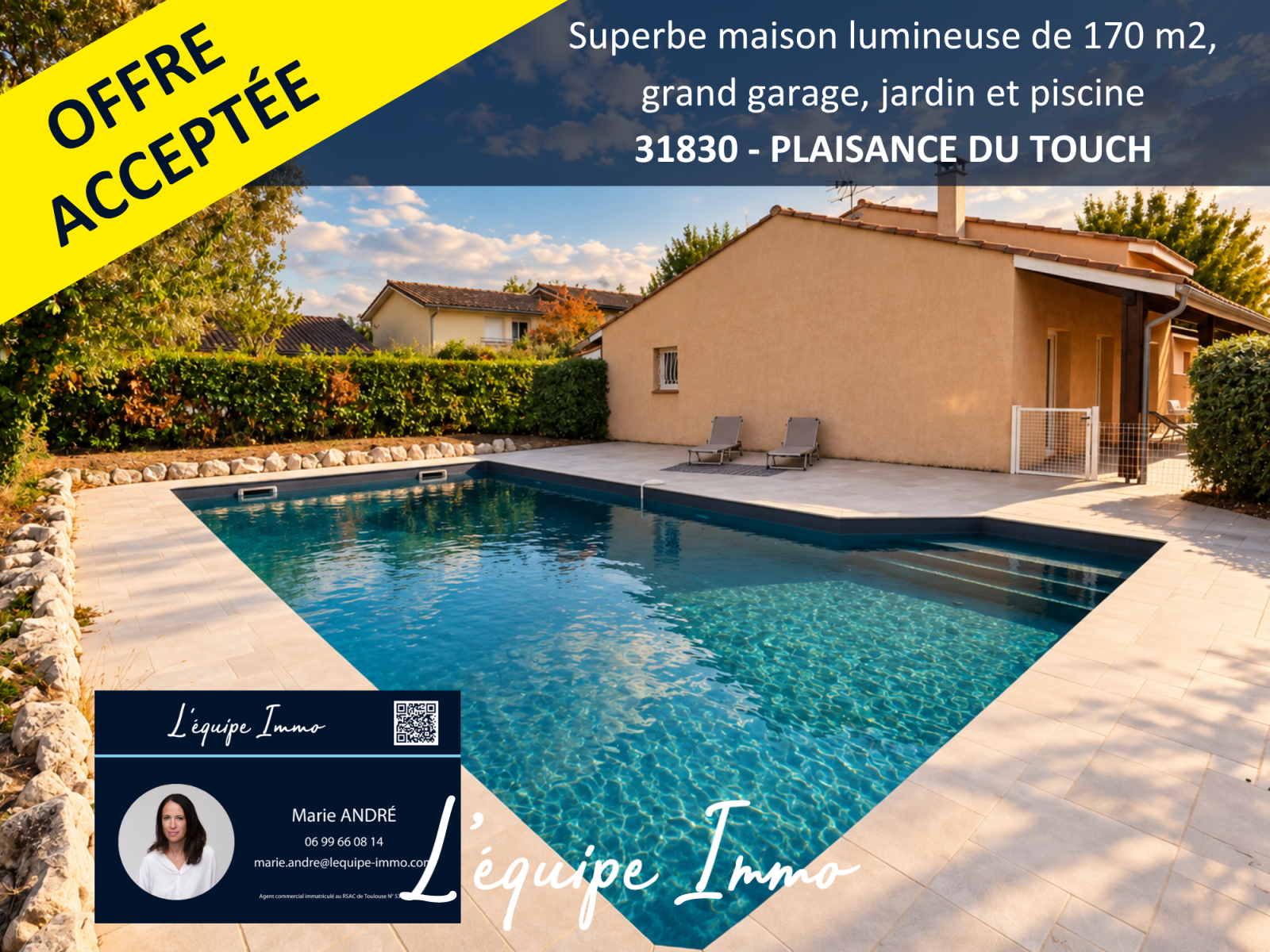 Maison 6 pièces 170 m² · à Plaisance-du-Touch · 170 m² · 558 000 €
