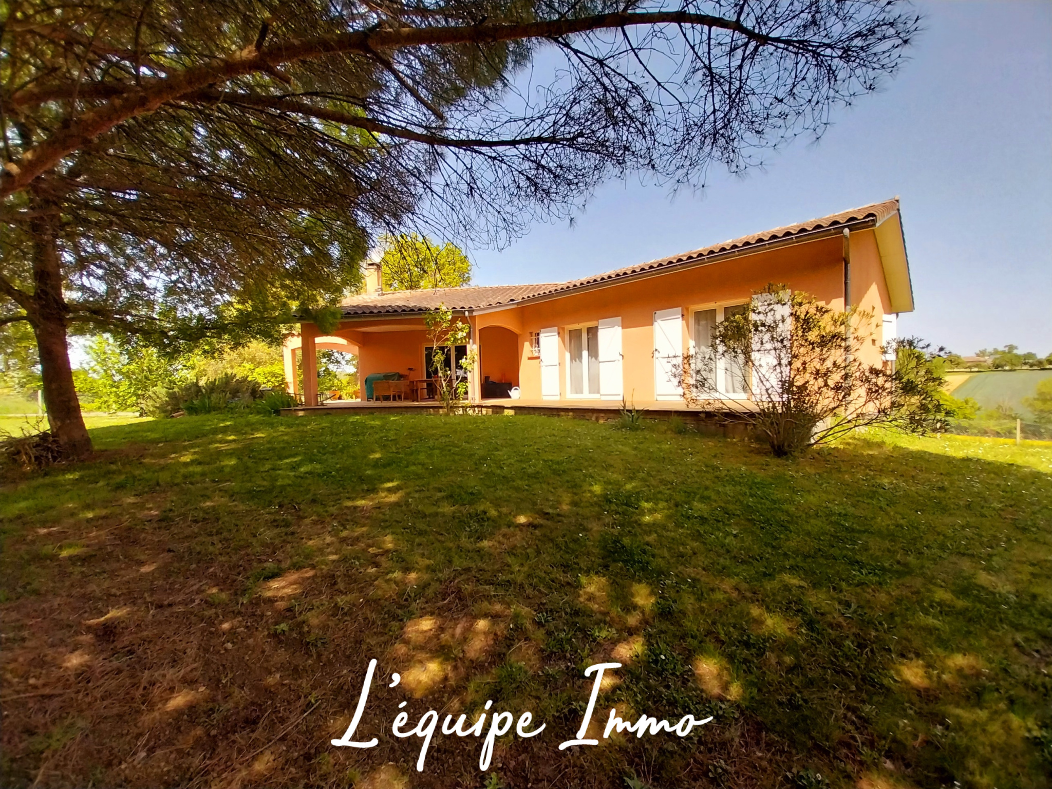 Maison T4 sur terrain arboré avec sous-sol de 130m2